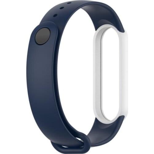 Silicone Strap For Mi Band 5 Wristband Dual Color Replacement Strap For Xiaomi Smart Watch 5 For Mi Watch 5 Accessories TXTB1