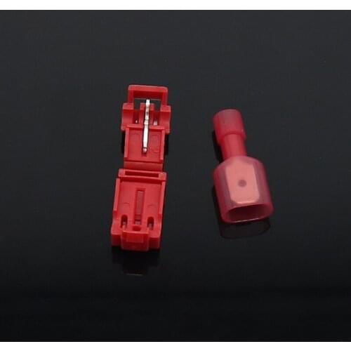 100pcs Electrical Wire Connectors Terminal Strip Scotch Lock Quick Splice 22-18AWG Electrical Car Audio Kit Tool Set Scotchlok