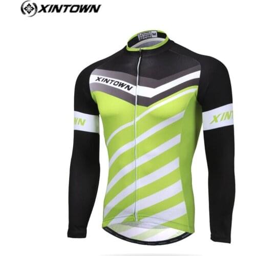 Xintown Long Sleeve cycling jersey 2017 pro team mtb Cycling Clothing quick dry Bicycle Jersey Bike Wear Mountain Cycle Clothing