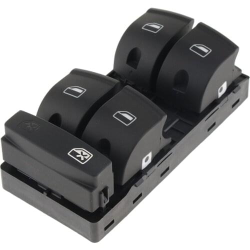 Electric Power Window Switch Front Window Master Control Switch Replacement for Audi A6 A3 A6 S6 C6 Allroad RS6 Q7