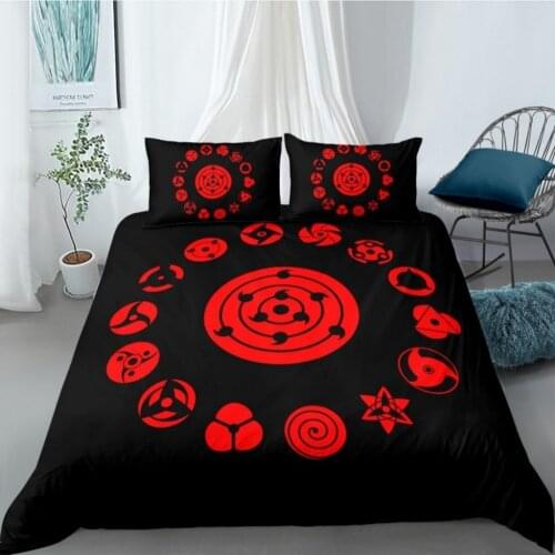 Japan Anime Kids Boys Bedclothes Fashion Duvet Cover Set with Pillowcase Childrens Gifts Bedding Sets Home Deco