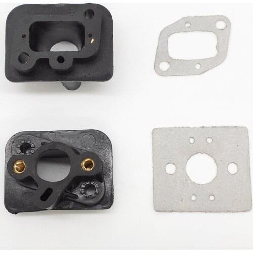 Brush Cutter 40-5 43CC 52CC Carburetor Intake Pipe Trimmer Parts Tool Lawn Mower Manifold Carburetor Base Connector