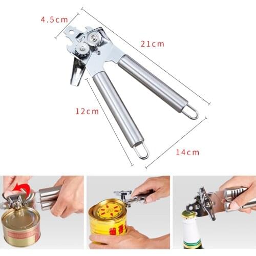 1pcs Stainless Steel Can Opener Multifunctional Major Open Canned Knife Bar Accessories Bottle Opener Tools Kitchen Accessories