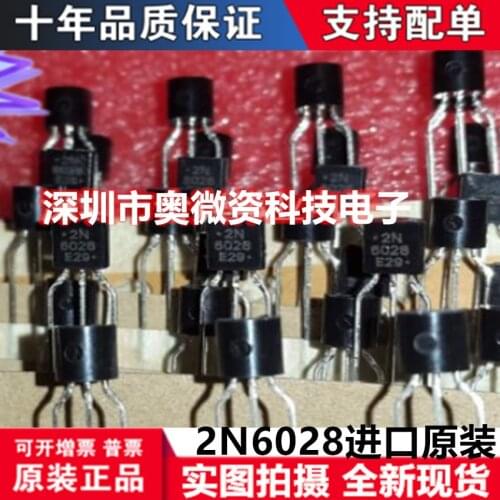 100% Original In Stock New 2N6028 2N6028G TO-92