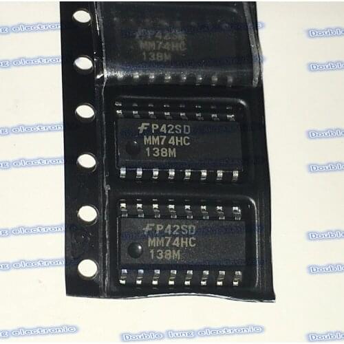 100PCS/LOT MM74HC138M IC DECODER 3-8 LINE 16-SOIC
