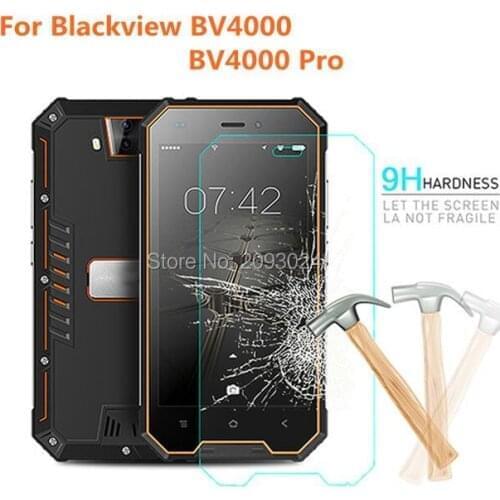 20PCS Full Cover Full Glue Tempered Glass For Blackview BV4000 Protective Film 9H Screen Protector For Blackview BV4000 Pro