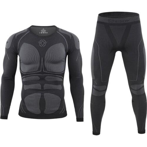 2021 Men Sportswear Compression Suits Breathable Gym Clothes Man Sports Joggers Training Gym Fitness Tracksuit Running Sets