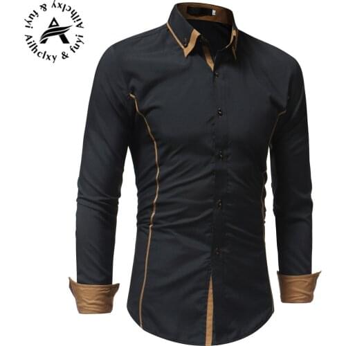 Ailhclxy&fuyi Men's Cotton Shirts