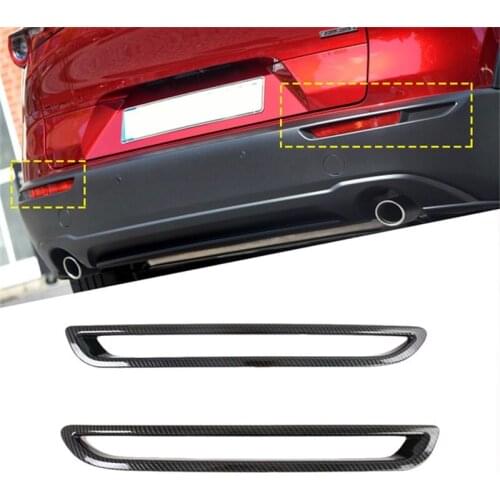 Car Styling Accessories Sticker For Mazda CX-30 CX30 2020 2021 Rear Fog Light Lamp Cover Trim Decoration Molding Garnish Frame