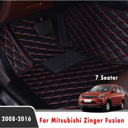 For Mitsubishi Zinger Fuzion 2016 2015 2014 2013 2012 2011 2010 2009 2008 (7 Seater) Car Floor Mats Interior Accessories Custom