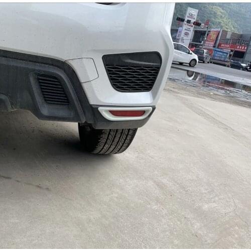 For Mitsubishi ASX RVR Outlander Sport ES 2020 2021 ABS Chrome Front Rear Fog Light Lamp Bumper Foglight Chrome Cover Trim Bezel