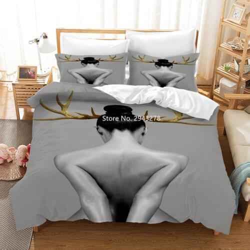 Home Textile Marble Print Pattern Bedding Minimalist Fashion Duvet Covers and Pillowcases Adult Home Bedroom Decor Color Print