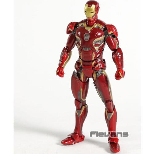 MAFEX Avengers Infinity War Iron Man Mark 45 PVC Action Figure Collectible Model Toy