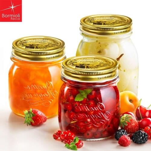 Italy imports Bomi Orly unleaded clear glass canister dry food grains and milk storage tank