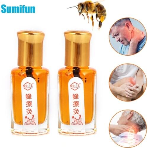 12ml Apitherapy Oil Lumbar Cervical Spine Shoulder Knee Elbow Joints Pain Relief Oil Chinese Medical Plaster Body Health Massage