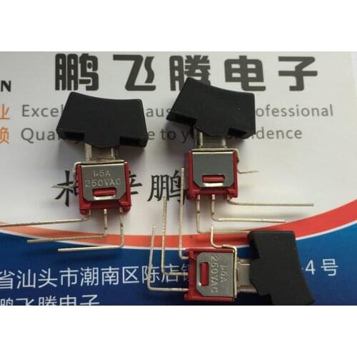 1PCS Taiwan Deliwei Q24 Mini Toggle Switch Bent Foot 3 Foot 2 Gear Rocker Switch Rocker Switch