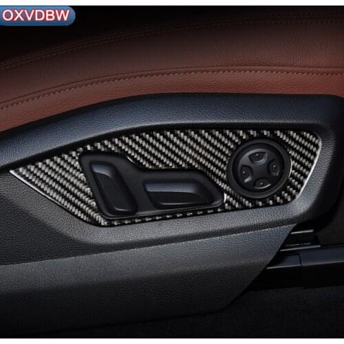 Interior Modification Seat adjustment Panel Trim Car Stickers Decor Covers Car-styling For Audi Q7 S line 201-2019 Accessaries