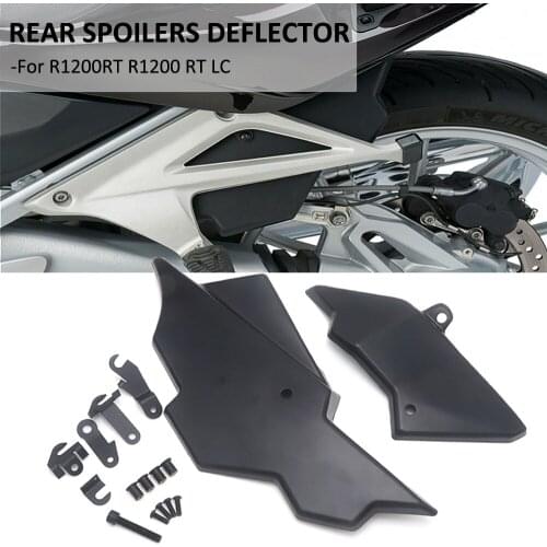 NEW Motorcycle Matt Black Splash Guards Rear Spoilers Deflector Panel Fairing Covers For BMW R1200RT R 1200 RT LC 2014-2018 2017