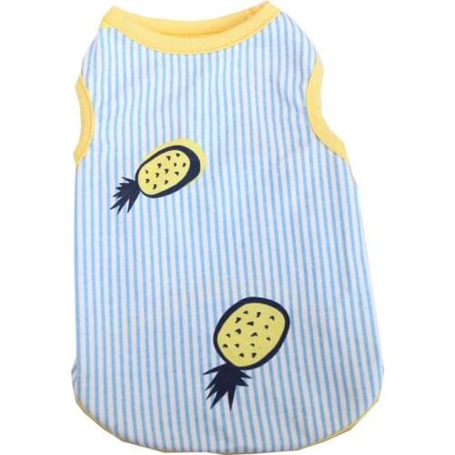 Spring and Summer Dog Pet Clothing Thin Breathable Cotton Sling Dress Vest Couple Skirt Vest Clothing Dog Cloths Chihuahua Dress