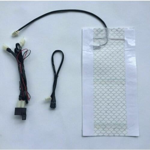 Electric Heated Winter Warm Carbon Fiber With Control Switch Motorcycle Seat Cushion Universal DC 12V Blood Circulation Fast