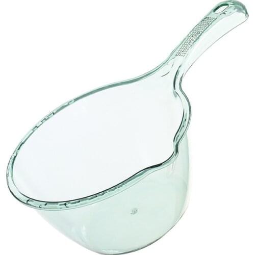 Simple Household Kitchen Water Scoop Thickened Plastic Water Scoop Bath Scoop Scoop Water Bleach Scoop Long Handle Shampoo Spoon