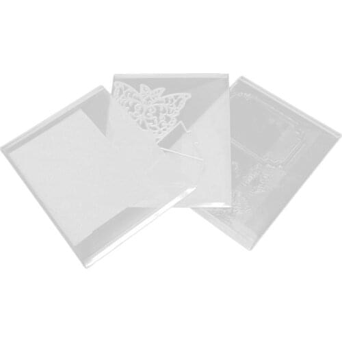 3pcs/set Clear Scrapbooking Bags Metal Cutting Dies Bag for DIY photo album Embossing Paper card new stamps and dies bags 2019