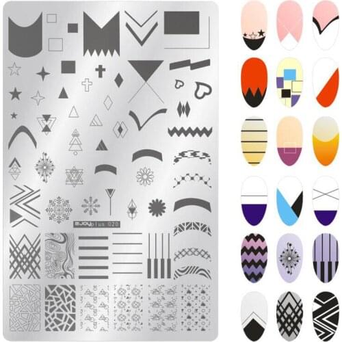 9.5*14.5cm Rectangle Nail Stamping Plates Beauty Nail Art Stamp Image Template Stencils Art Manicure Stamp Plate