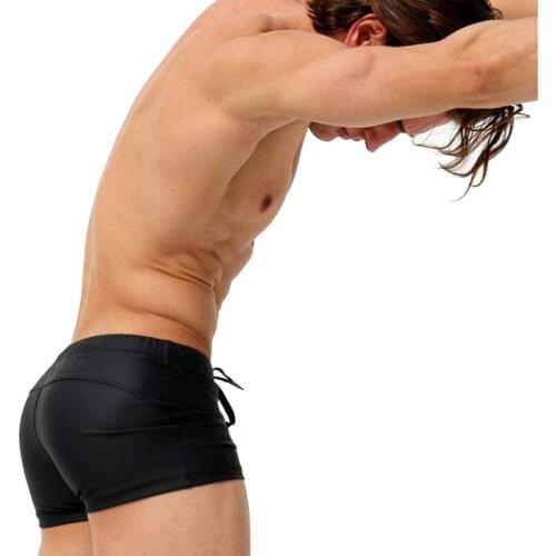 Brand Sexy Mens Swimwear Shorts Man Swim Trunks Swimsuits Bathing Suits Men Swimming Boxer Surfing Wear Gay Underpants M-XXL