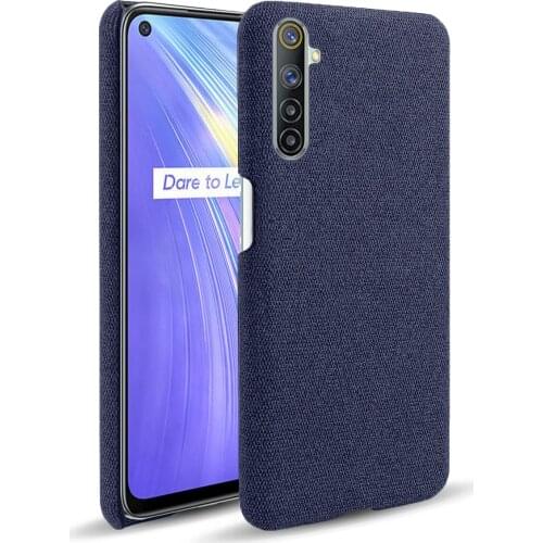 Cloth Cases For OPPO Realme 6 Pro Case Slim Retro Cloth Hard Cover For OPPO Realme 6 RMX200 Realme6 6Pro RMX2061 RMX2063 Fundas