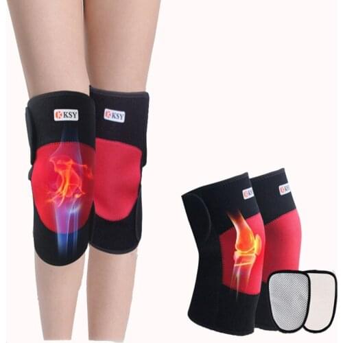Logo Printing Tourmaline Product Knee Pads High Elastic Arthritis Treatment Knee Brace for Sports Keep Warm Support Belt