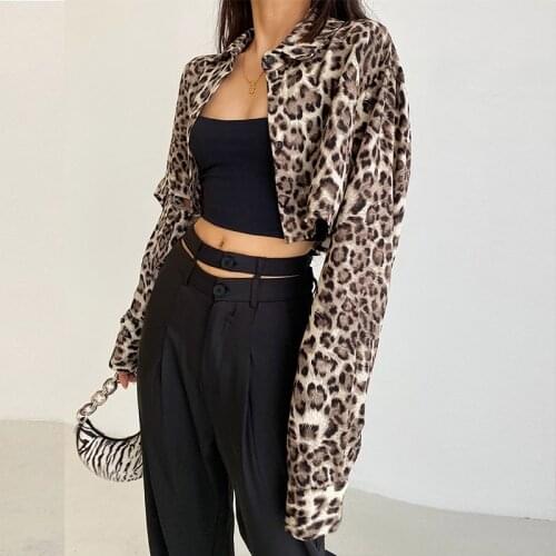 Tvvovvin Leopard Blouses