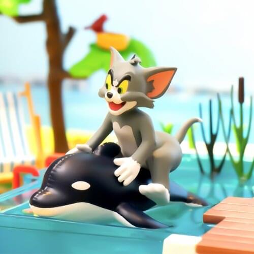 Mouse Animation Cartoon Cat Pool Party Series Trend Kid Doll Valentines Day Gift Blind Random Box