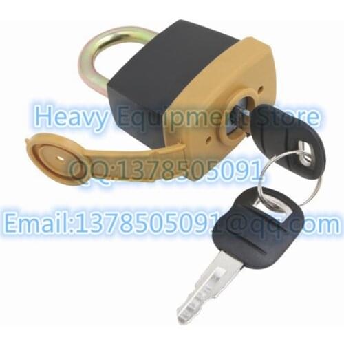 Padlock Pad Lock With 2 Key For Caterpillar CAT 246-2641 Newest Style Replacement 5P8500 1428828 2010330 2849039