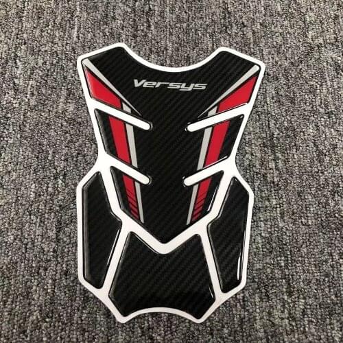 For Kawasaki Versys 650 1000 X300 Versys-X 3D Carbon-look Motorcycle Tank Pad Protector Sticker