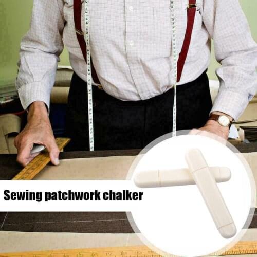 1pc Sewing Patchwork Mark Chalk Water Erasable Pen Non Toxic Fabric Marker Pen Replace Tailor Chalk Clothing DIY Tools White