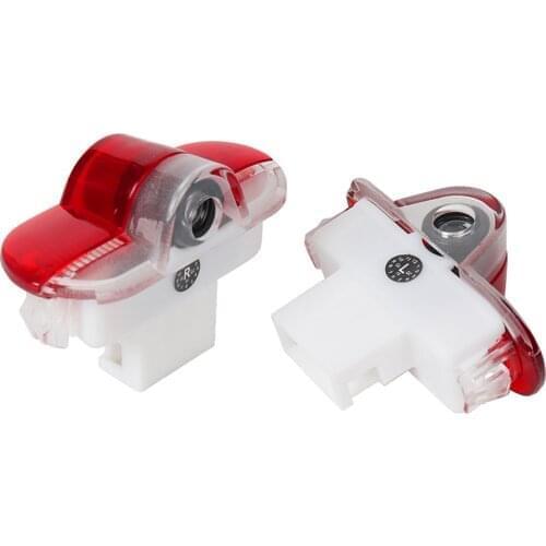 2pcs Car Door LED Logo Lights For SEAT Alhambra Leon MK1 2005-2006 Ghost Shadow Welcome Courtesy Projector Lamp Accessories