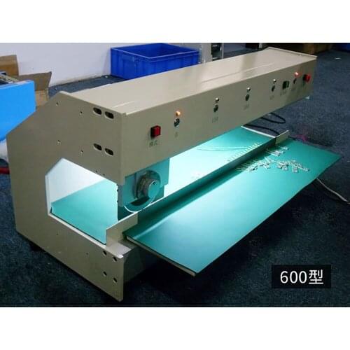 600mm Knife slitting machine slitting pcb board and aluminum substrate light bar without burrs and deformation
