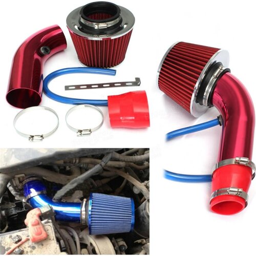 76mm/3inch Universal Car Cold Air Intake Filter Induction Pipe Hose System Kit Car Parts Auto Air Conditioning Parts