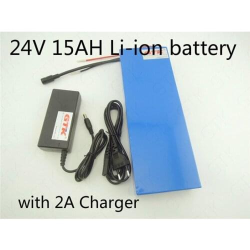 24v 15ah Li ion battery 24v Lithium bms 7s 24v bateria 500W 450W 250W motor energy storage e bike e scooter e car diy 48V 15AH