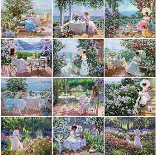 Diy 5D Diamond Painting Girl Portrait Full Round Square Oil Painting Mosaic Embroidery Cross Stitch Kits Wall Art Handcraft