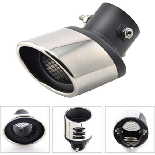 Stainless Steel Auto Tailpipe Car Exhaust Pipe Tail Throat End Trim for for Mazda 5 6, Cruze, Car Muffler Tips Replacement Part