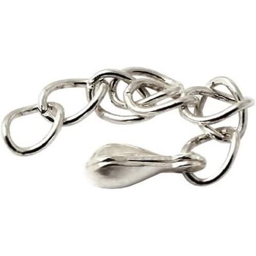 Beadsnice solid 925 silver jewelry chain extender diy unique bracelet extender drops wholesale ID27521