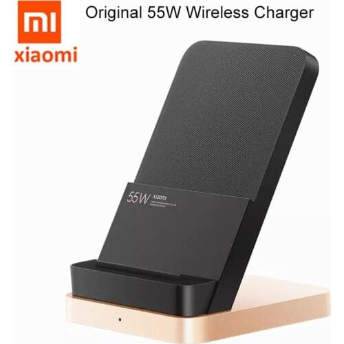 Xiaomi 55W Wireless Charger Fast Wireless Vertical Air-cooled Charging Stand For For Qi-enabled Smart Phones for Xiaomi Mi10