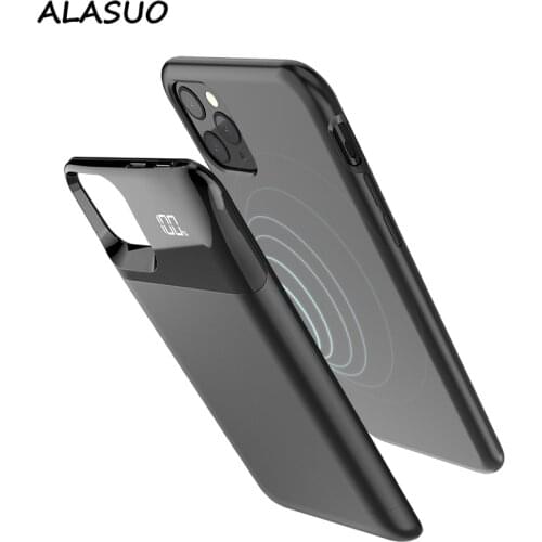 5500mAh/5000mAh External Battery Charger Case for iPhone 11 Pro Max Power Bank Wireless charging Backup Case for iPhone X XS XR