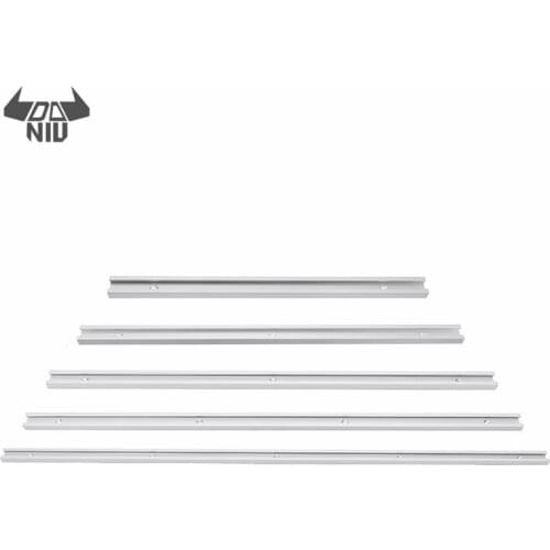 DANIU 300-1220mm T-track T-Slot Miter Track Jig T Screw Fixture Slot Aluminium Alloy For Table Saw Router Table Woodworking Tool