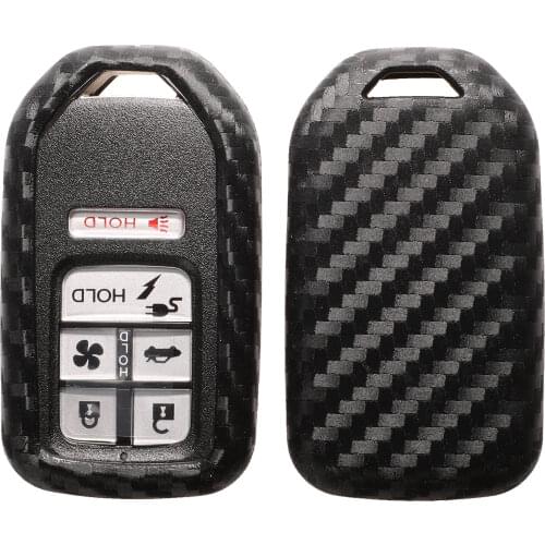 Kutery Remote Car Key Case Silicone Protect Shell For Honda CR-V Pilot Accord Civic Fit Freed Jazz HR-V