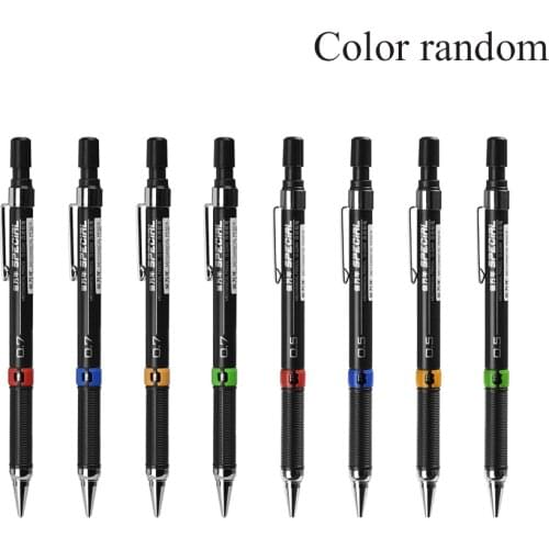 2PC 0.5/0.7mm Student Sketch Drawing Automatic Pencil Mechanical pencil 2B Lead Holder Kids Sketch Drawing Tools office Supplies