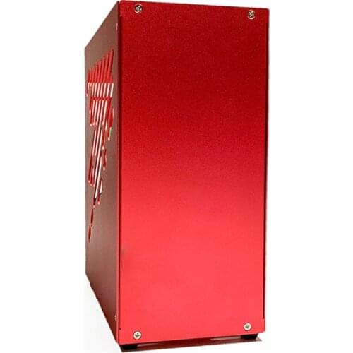 X3 All Aluminum HTPC ITX Small Chassis Game Computer Case Support Graphics Card RTX2070 10500 similar K39