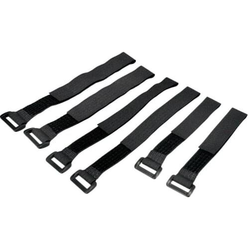 5 cm Width 20 - 550 cm Reusable Magic Tape Straps Hook Loop Cable Ties with Plastic Buckles for Power Wire Management