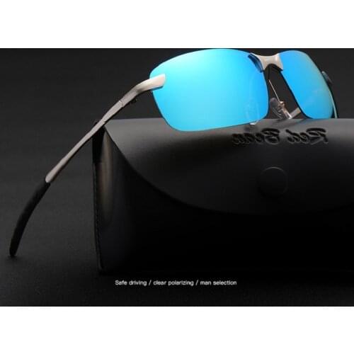 Width-149 alloy Polarized rimless mens Retro brand Sunglasses Driver Anti-Reflective UV400 Sun glasses female eyewear glasses